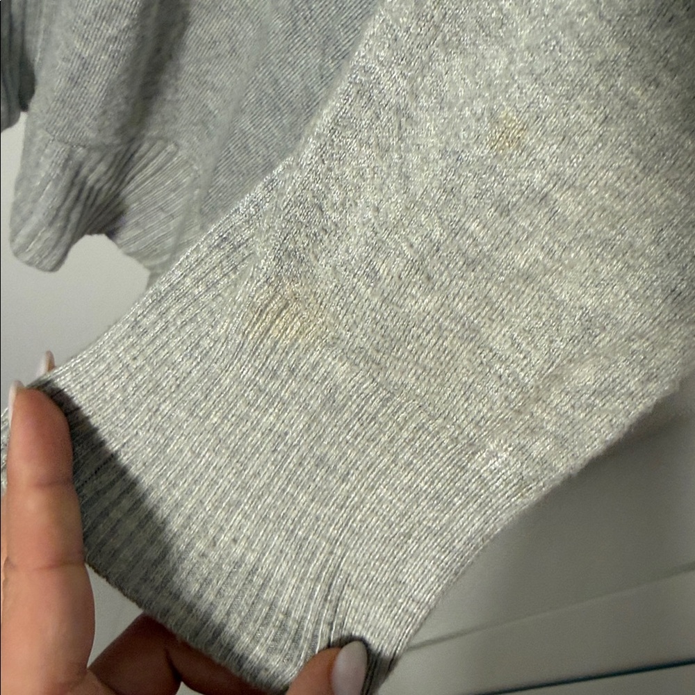 Eileen Fisher Light Gray Women's Cardigan size medium - Picture 6 of 8